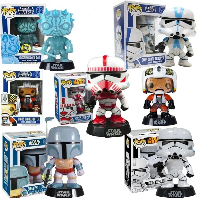 New Funko Pop Star-Wars #21 #25 Clone Trooper Shock #42