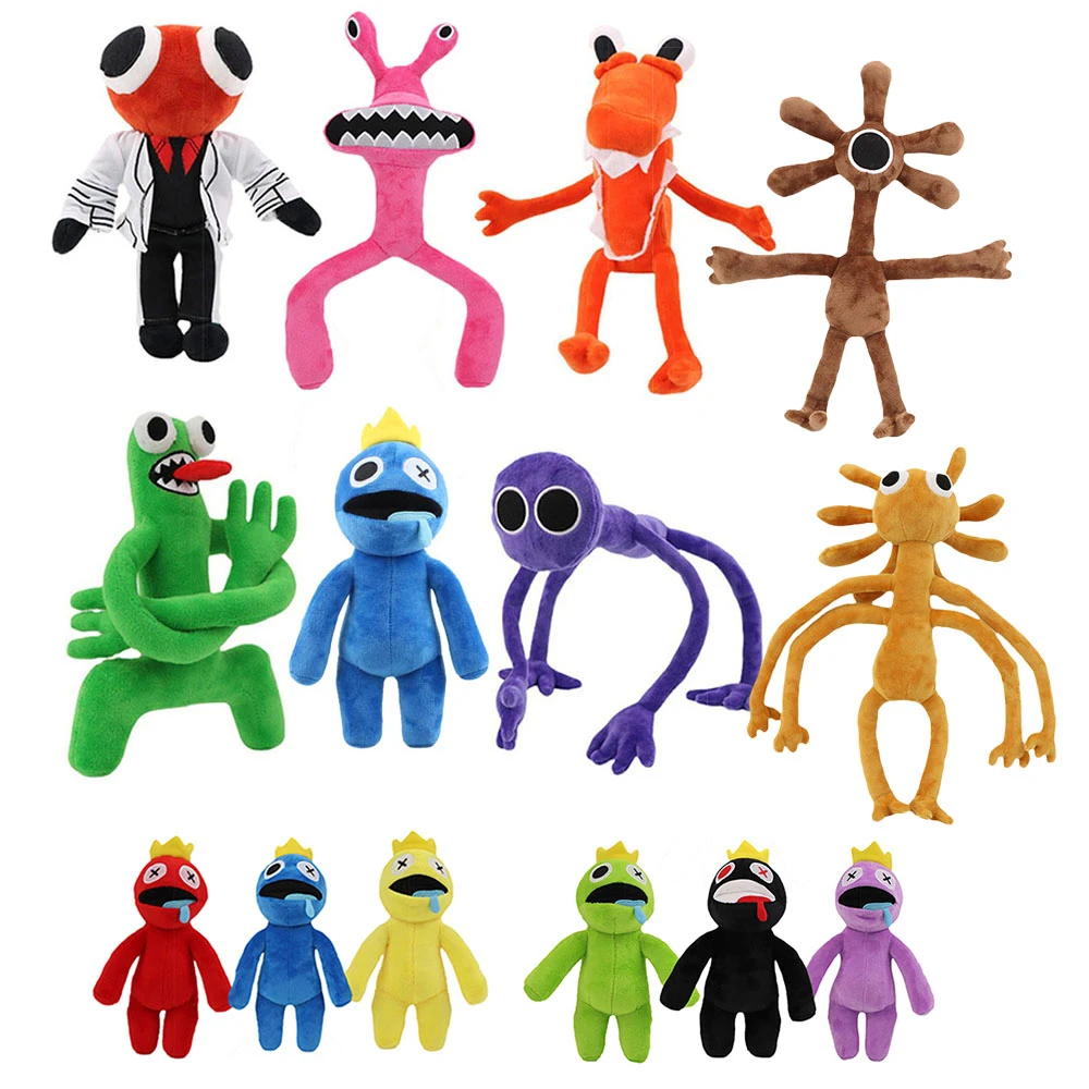 カワイイレインボー 30cm 漫画のキャラクター カワイイ ブルーモンスターモンスター 子供向けおもちゃ ファン Aliexpress