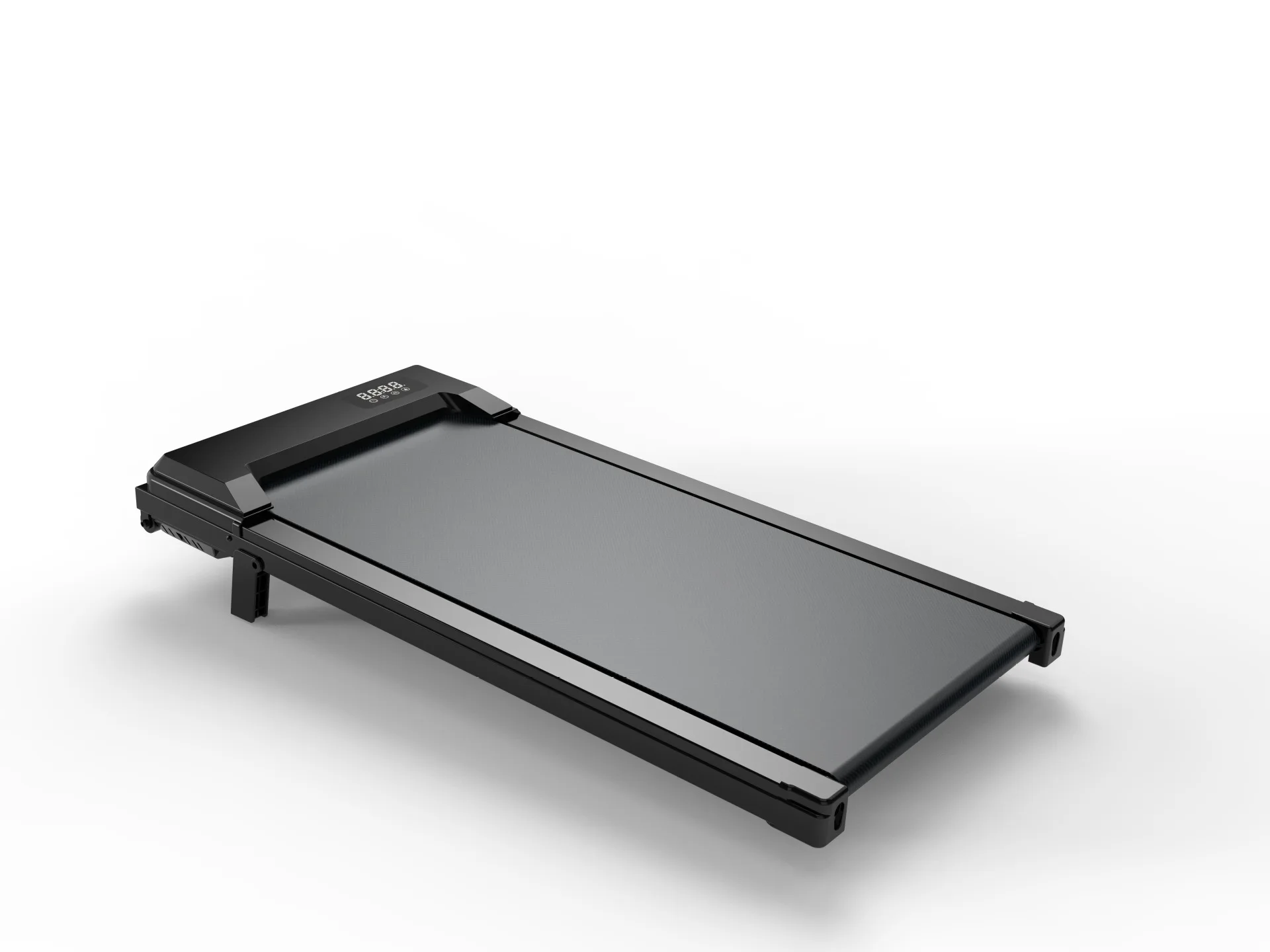 Планшетна бігова доріжка. Маленька міні-складна безшумна електрична доріжка для приміщень. Фітнес-обладнання для домашнього використання.