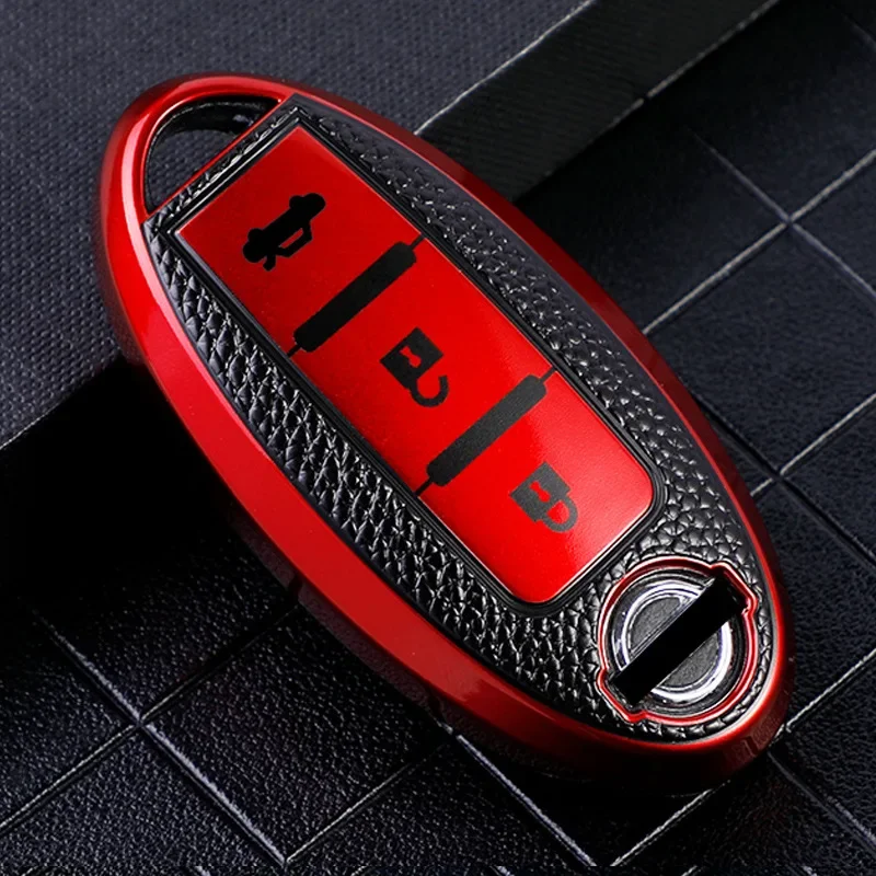 Key Cover Case for Nissan Juke Leaf Micra K12 Note Patrol Qashqai J11 J10 Tiida Versa X-trail Xtrail X Trail T32 for Infiniti