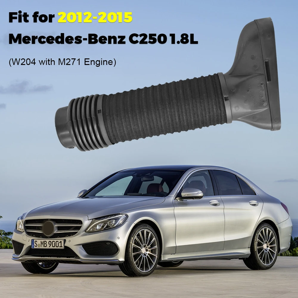 메르세데스-벤츠 W204 C250 M271 2012-2015 1.8L 2710900982 2710900682 용 자동차 공기 흡입 튜브 호스