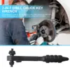 2 In 1 Drill Chuck Ratchet Spanner Universal Ratcheting Wrench Dual-use Drill Press Clamping Tool for Tightening Loosening 4
