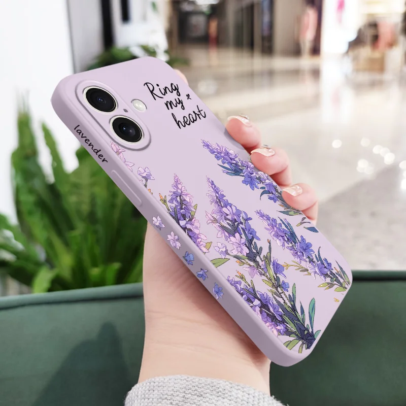 Lavender Bliss Silicone Phone Case