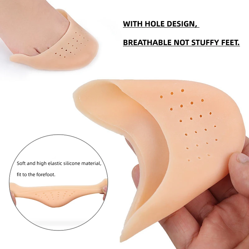 

2pieces=1pair Ballet Pads Hallux Valgus Orthotics Brace Shoes Free Protector Silicone Toe Foot Care Bunion Cushion Inserts