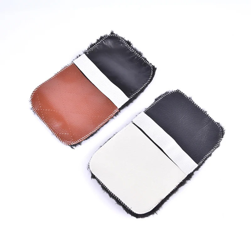 

Shoe Care Brush Shoes Cleaner Soft Plush Polished Gloves Wipe Shoes Handbag