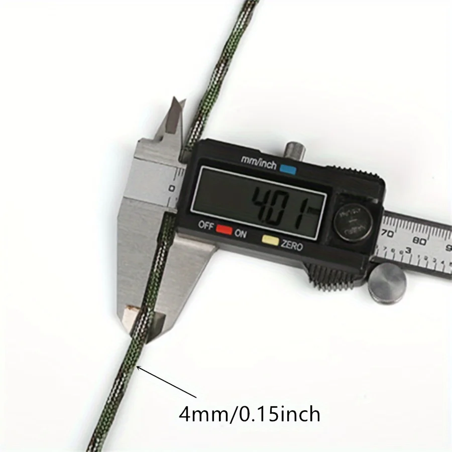 Nylon cord nylon rope 5-30M Handmade 4mm Thick Braided 7 Strand Nylon Cord Lanyards Strong and Durable Line For Outdoor Rope Making Bracelet Keychain