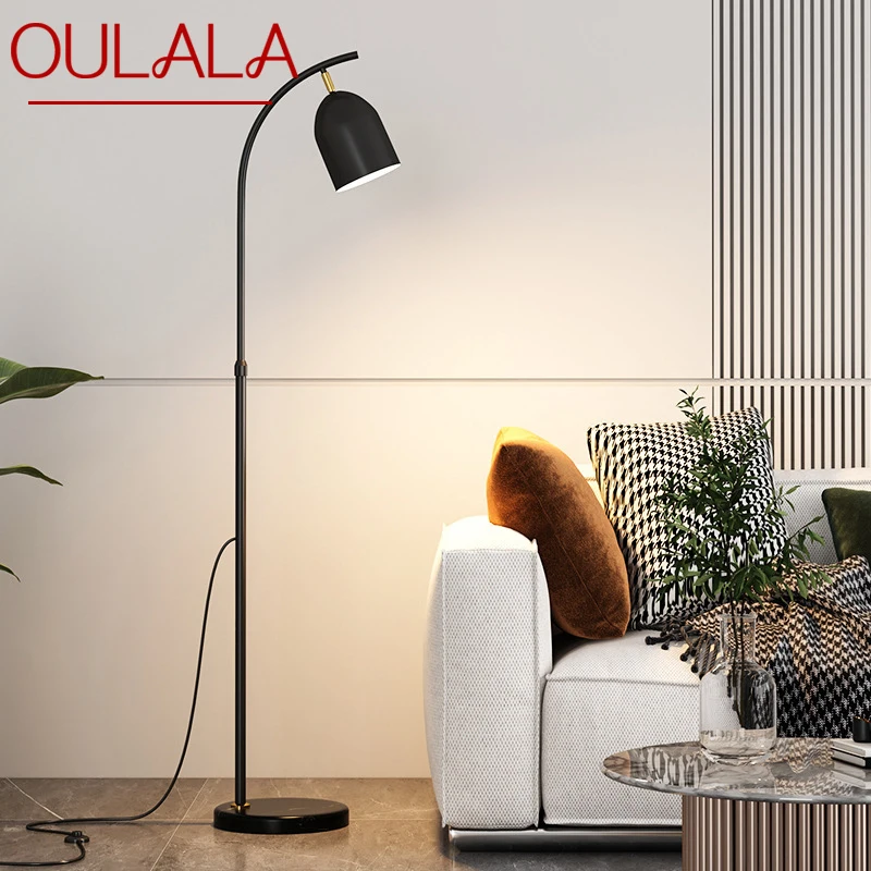 

OULALA Nordic Floor Lamp Modern Simple Family Iiving Room Bedroom Creativity LED Decorative Standing Lightanding Light