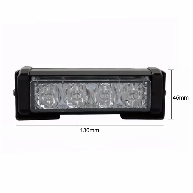 Motorcycle LED Lights 2 in 1 Universal Motorcycle LED red/blue Flashing lamp Police Motors Styling Led Signal light Safety Warning Indicator lights