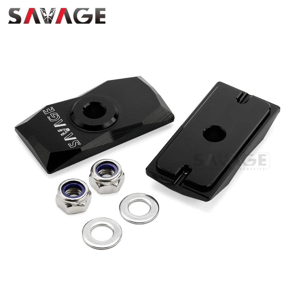 Motorcycle Chain Adjuster Swingarm End Cap For Kawasaki Z250 Z300