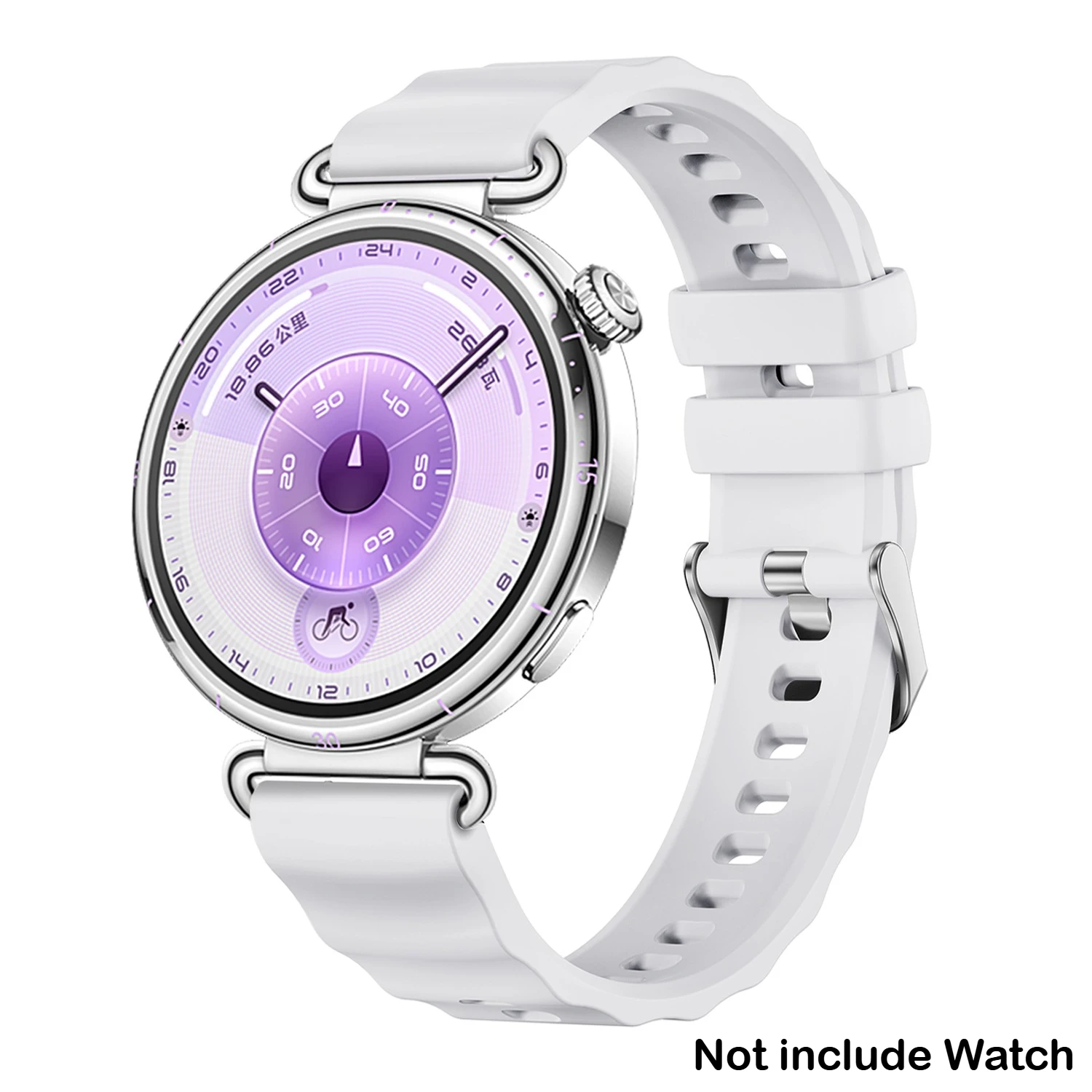 18mm Silicone Soft Sport Watchband Bracelet