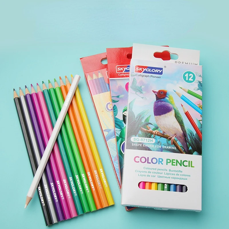 

Pencil for School Colors Free Shipping Drawing Pencils to Draw Professionals Children's Color Pencil Set Colored Markers Colour