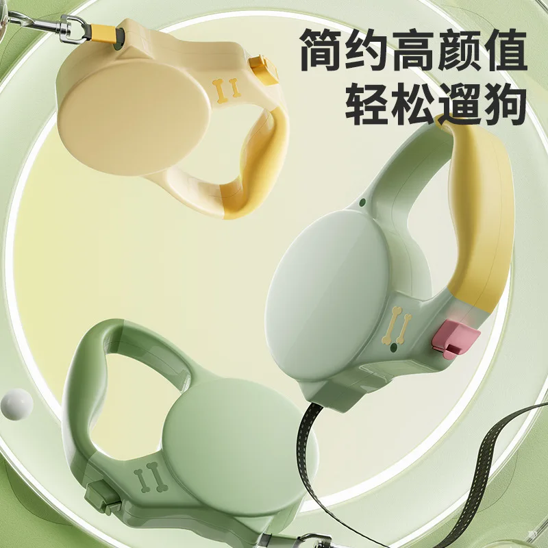 

Новый минималистичный поводок для собак с автоматической сжатием для маленьких и средних собак для прогулок на улице. Товары для домашних животных