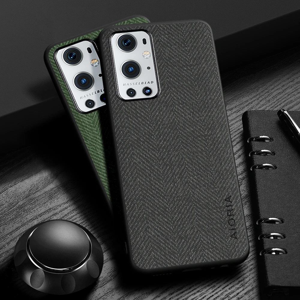 Sleek and Durable Leather Wood Grain Phone Case