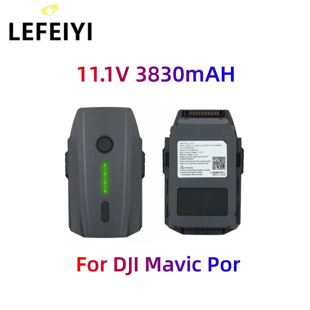 

Аккумулятор LEFEIYI 11,1 В 3830 мАч для DJI Mavic Pro / Platinum /White Smart Flight LiPo 3S