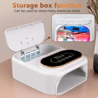 Nail Lamp UV LED Dryer With Sterilization For Nail Manicure Professional Gel Polish Drying Lamps Timer Auto Sensor Nail Tools 2