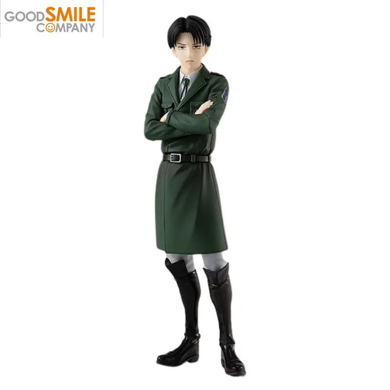 

In Stock Good Smile Original GSC Pop Up Parade Anime Attack on Titan Levi Ackerman Action Figure Model Decorate Gifts