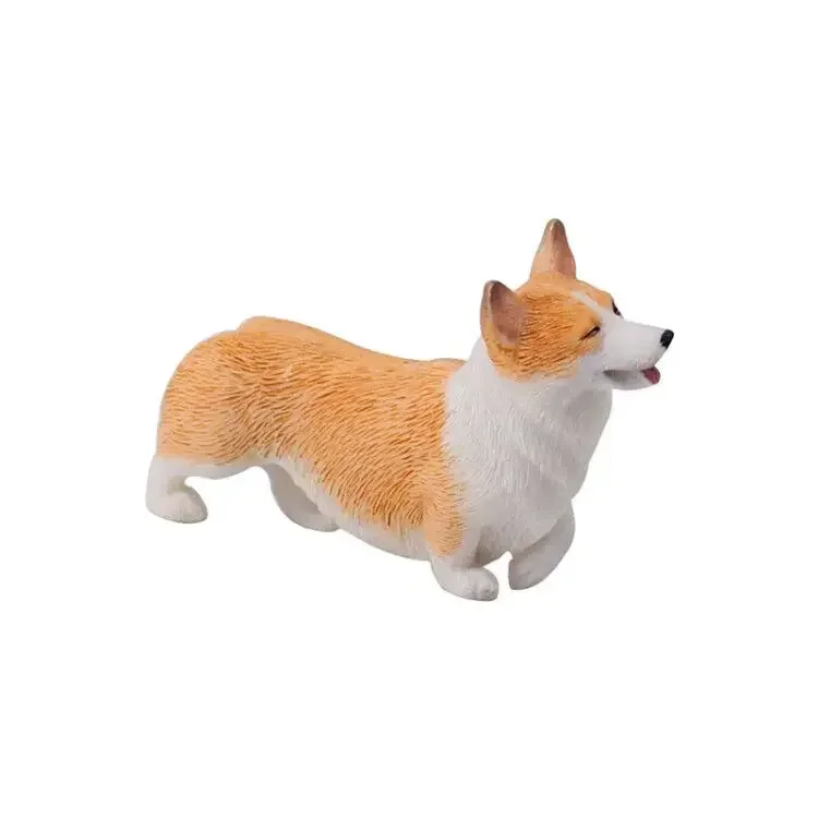 Exquisite Mini Corgi 1pcs Resin Doll Car Accessories Decorate