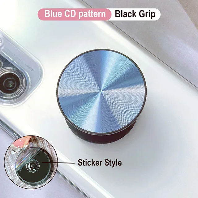 Grippopso CD-Muster Telefonhalter Sockel Ringhalter Griptok Universal Telefon Handy Fingergriff Halter Halterung