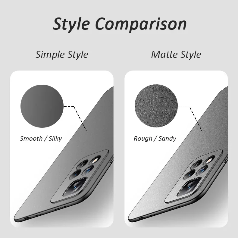 Ultra Slim Matte Shockproof Hard Case