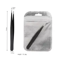 Eyebrow Tweezer Sharp Eyebrow Clip Stainless Steel Eye Brow Clips Professional Cosmetic Beauty Makeup Tool TSLM2 2