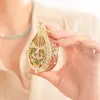 Enameled and Bejeweled Pipa Flower Qin Jewelry Box Hand Painted Trinket Boxes Home Table Decor Girl Gift ﻿ 5