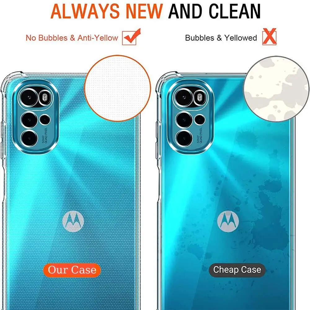 1,5 mm dicke Air-Bag-Hülle für Motorola Moto G56 G86 Edge 60 Pro Fusion 50 40 Pro 30 Neo 20 lite 60 Stylus, stoßfeste Rückseite – Detail 6