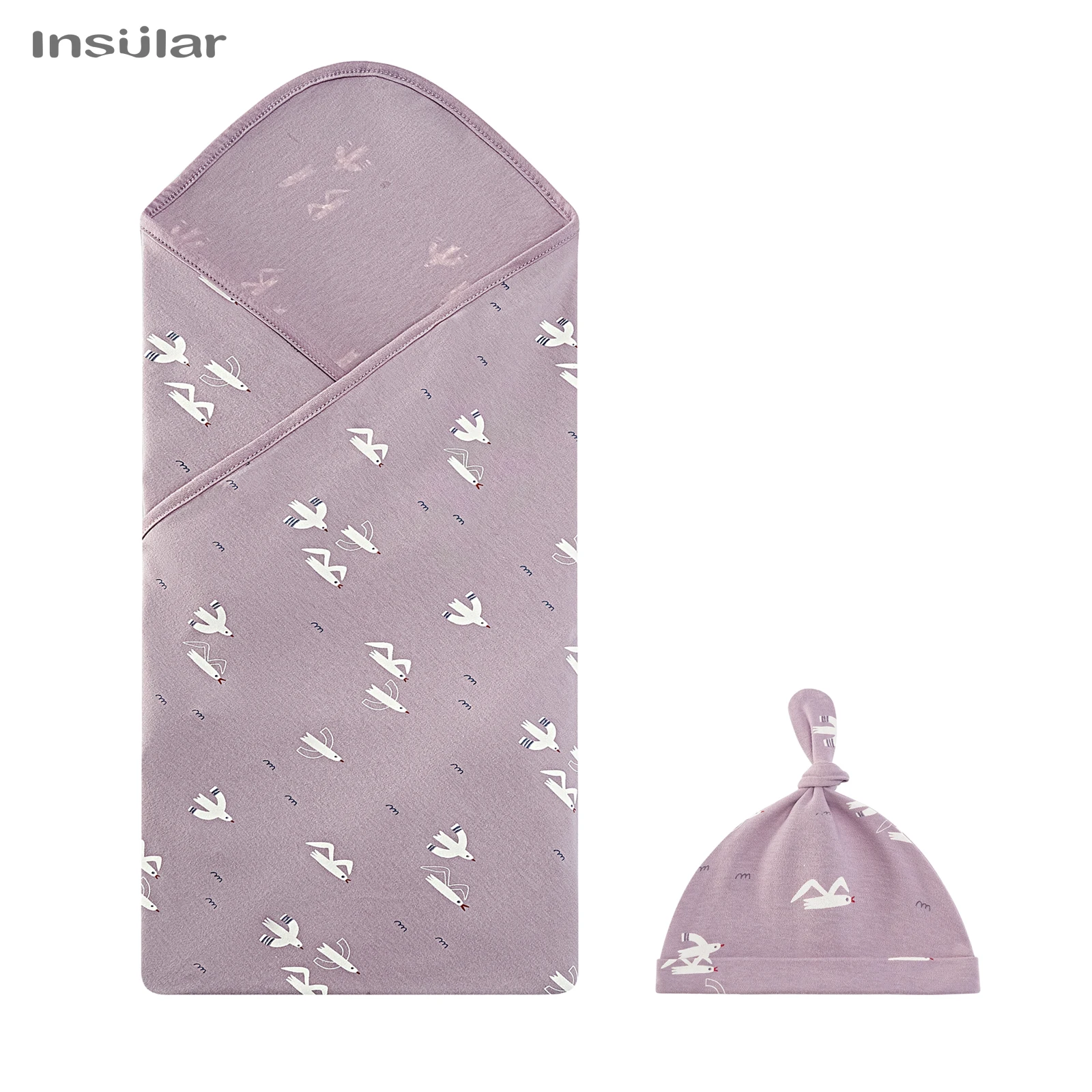 Newborn Receiving Blanket Set Baby Cocoon Swaddle Wrap Envelope Cotton 0-12M Baby Blanket Swaddling Wrap
