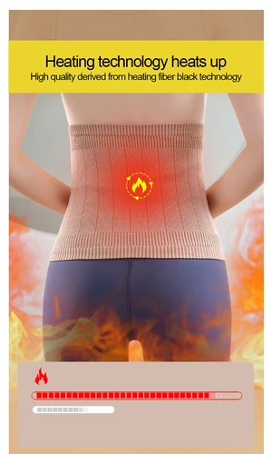 탄성 허리 허리 워머 밴드 바인더 신장 보호대 랩, 허리 통증 완화, 요추 코르셋 지지 벨트, 겨울 노인 6