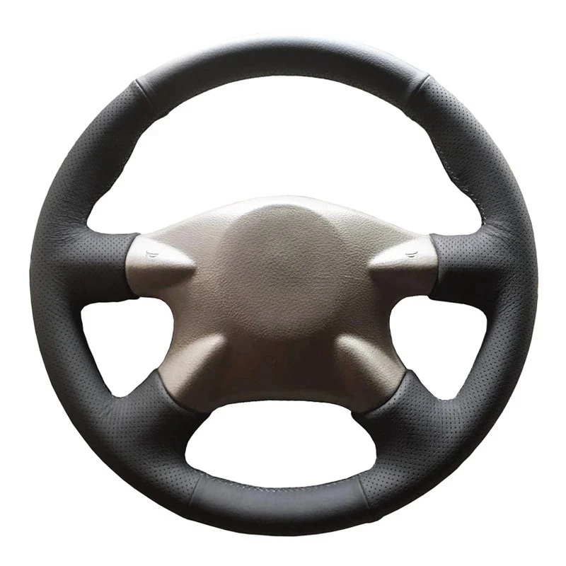 

Противоскользящий черный чехол из натуральной кожи для Nissan Almera N16 Pathfinder Primera Paladin Old XTrail 2001-2006