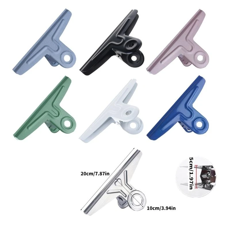 사무실용 20cm 긴 대형 바인더 종이 클립 스테인레스 스틸 종이 클램프