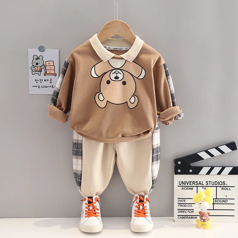 baby clothing set essentials Children's summer suit new children's short sleeved top + denim shorts two-piece boys and girls giraffe printed T-shirt baby girl cotton clothing set