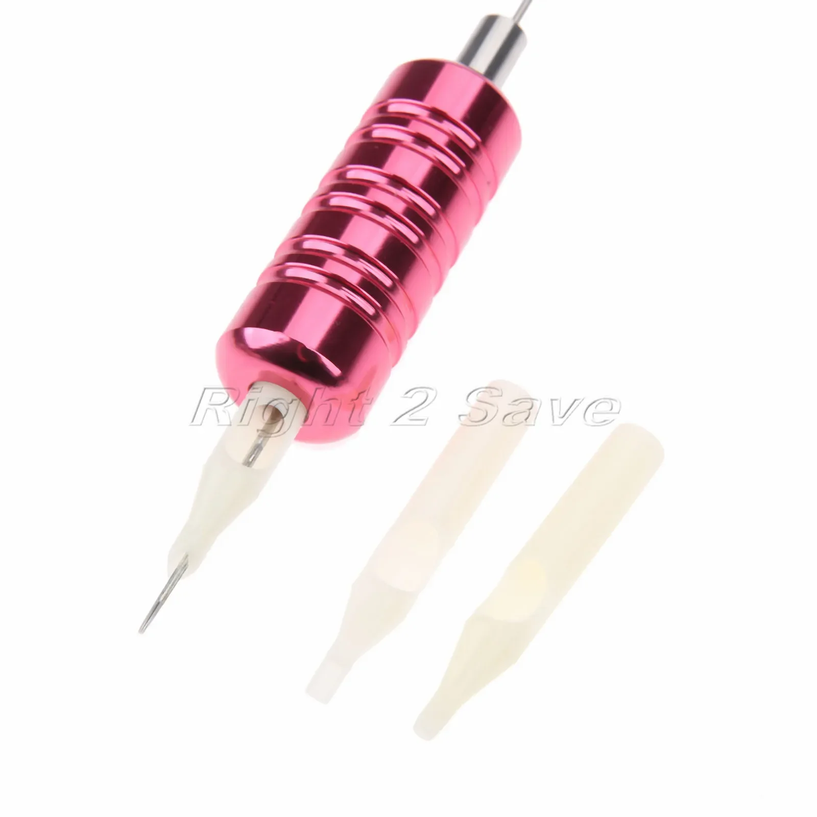 50pcs Tattoo Needle Tip Disposable Cap Nozzles Tube Round Flat Mouth Plastic 3D 5D 7D 9D 11D Tattoo Supplies Professional Tools