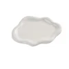 Jewelry Dish Creative White Cloud Shape Ceramic Plate Carving Plaster Decor Watch Keys Tray Holder Household Storage Ornament 5
