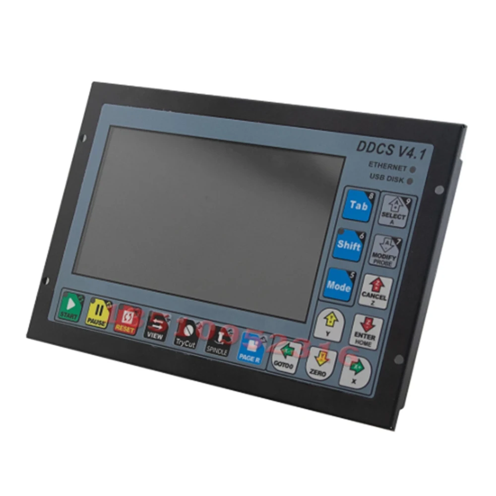 최신 DDCSV4.1 3/4 축 CNC 컨트롤러 키트, 비상 정지 핸드 휠 MPG,3d 터치 프로브, ddcsv3.1 보다 우수함