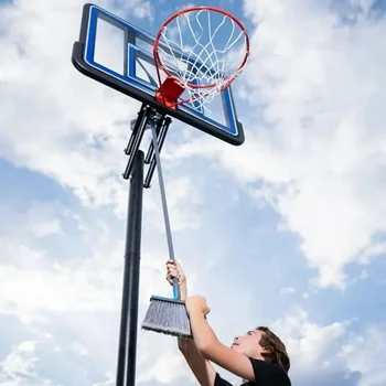 Basketball stand Adjustable Portable Basketball Net (44-Inch Polycarbonate) Basketball Training Equipment Team Sports 5