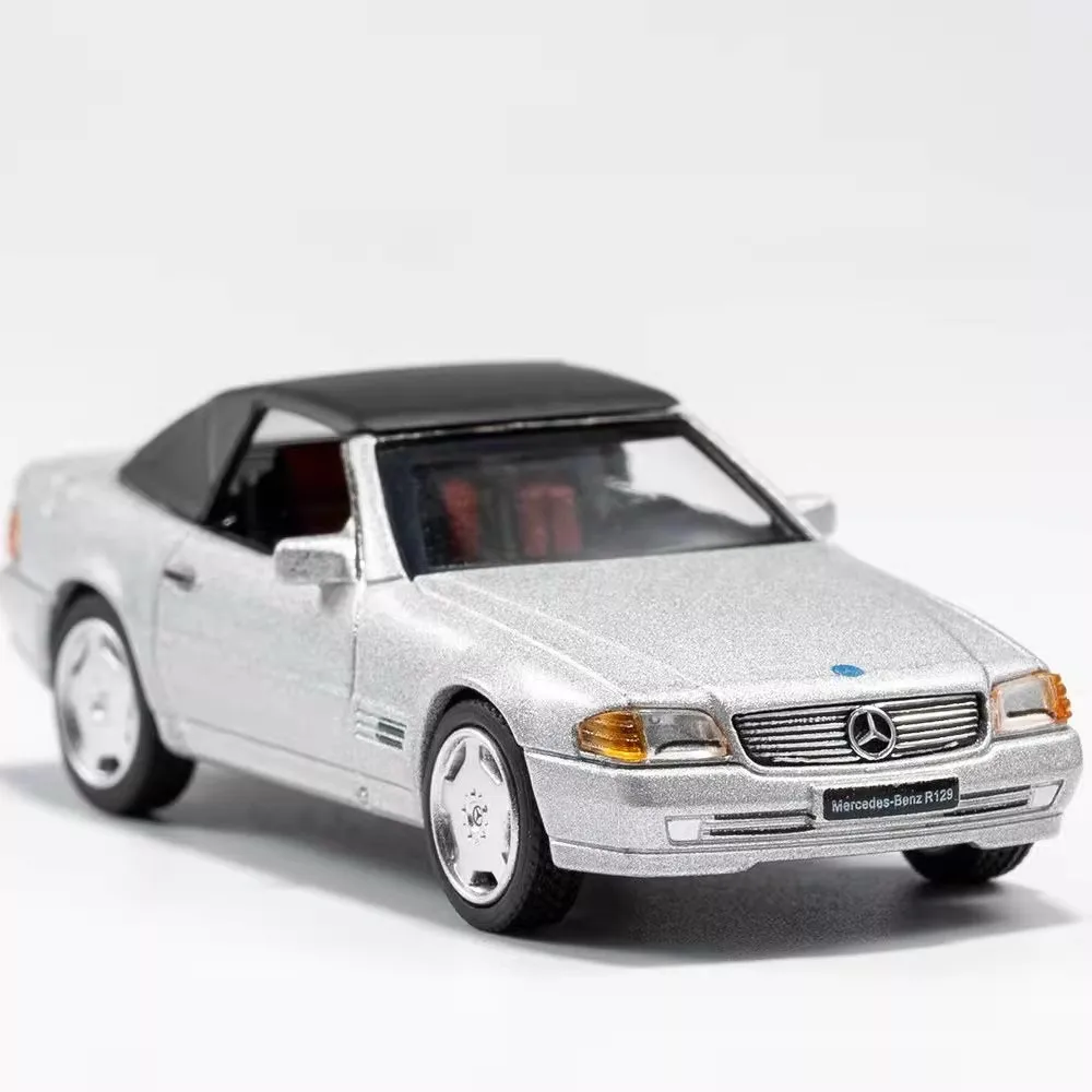 DCT 1/64 Mercedes-Benz SL500 Convertible Sports Car Alloy Toys Motor Vehicle Diecast Metal Model Kids Xmas Gift Toys for Boys 4