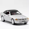 DCT 1/64 Mercedes-Benz SL500 Convertible Sports Car Alloy Toys Motor Vehicle Diecast Metal Model Kids Xmas Gift Toys for Boys 4