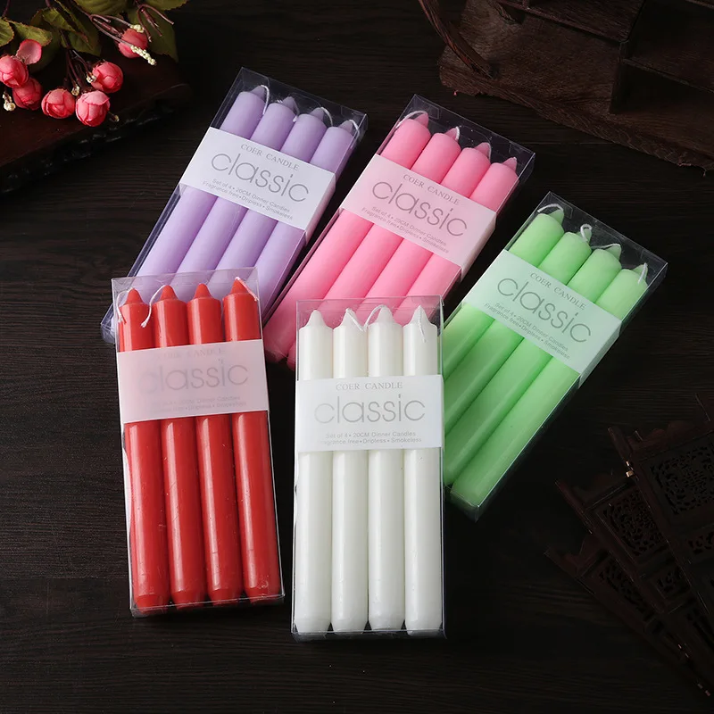 22cmL20cmHouseholdEmergencyCandlesScentlessClassicStickCandles