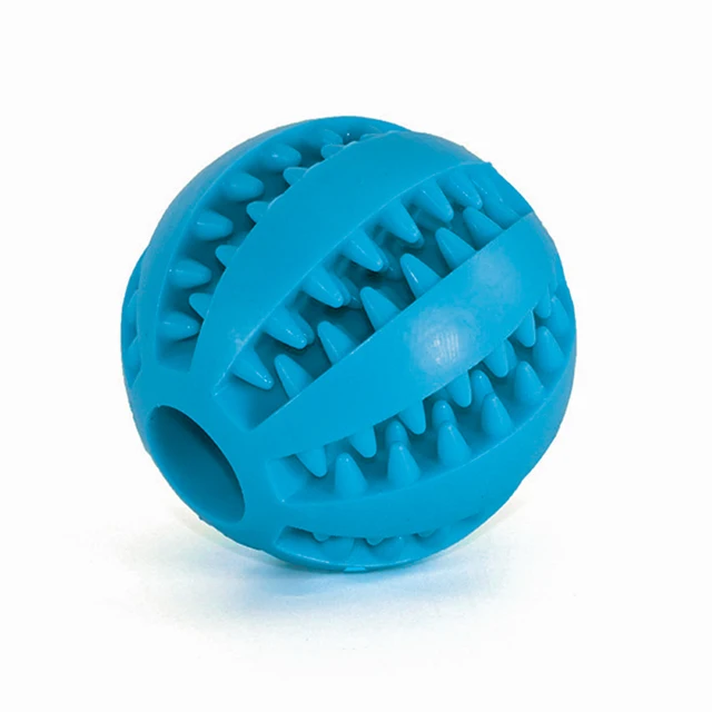 Interactive Silicone Chew Ball - Bite-Resistant Tooth Cleaning Toy