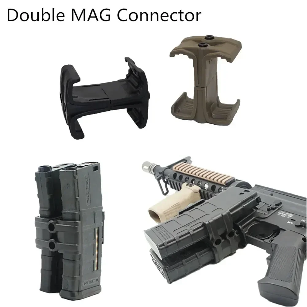 Taktisches Clip gewehr Dual Parallel Magazin für ak ar15 m4 mag595 Airsoft Universal Link Round Cartridge Speed Loader Zubehör – Detail 3