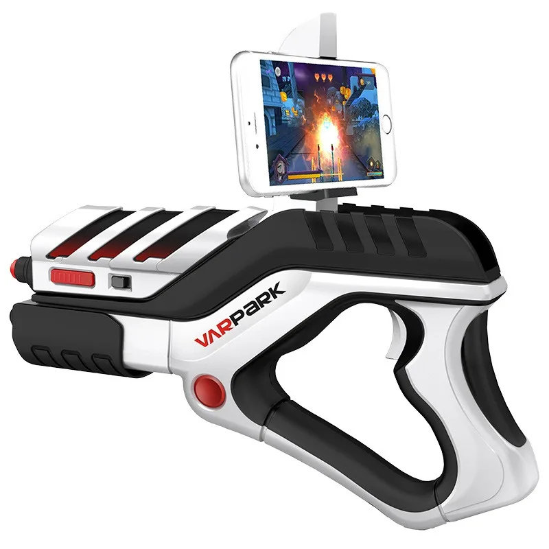 Cross-border New 31cm Virtual AR Game Gun Body Sensing 4D Gatling Gun Children's Gift AR Virtual Toy game  vr images - 6