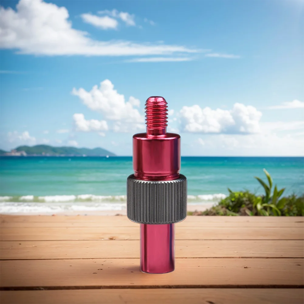 Aluminum Alloy Landing Net Head Adapter Prevent Fish Running Fish Landing Net Screw Quick Release Fish Landing Dip Net Connector