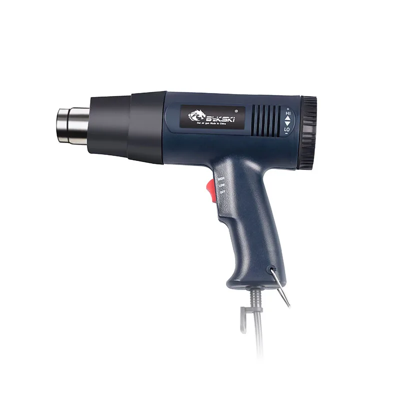 Bykski 1600w Pistola de Calor Profissional Pistola de ar Quente Ferramenta Temperatura Ajustável 60600 para Acrílico Petg Faça Você Mesmo Dobra B-hhdr - Imagem 4