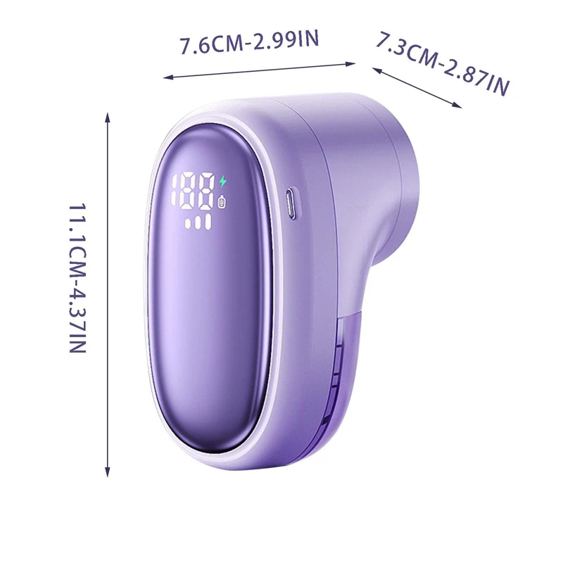 ? 의류 용 린트 리무버 LED 디지털 전기 펠렛 보풀 리무버 USB 충전식 퍼즈 패브릭 면도기 스웨터