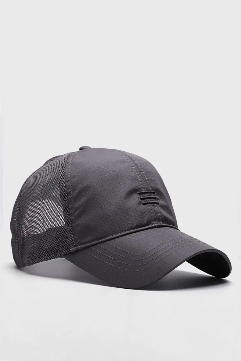 Oversize Big Head Man Plus Size Baseball Cap Spring Summer Thin Fabric Mesh Sun Hat Male Snapback M 55-59cm L 60-64cm