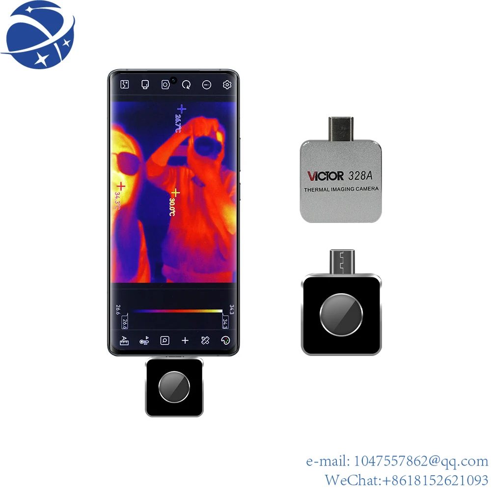

Yun YiVICTOR 328A Thermal Imaging Camera Type C Interface Connect Your Phone Hotel Privacy Protection Travel Brushless electric