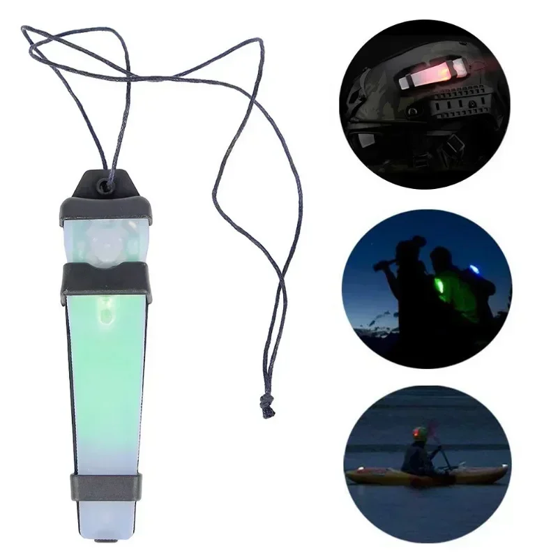 Personal Identification Marker Light - Helmet Safety Flashing Light For Outdoor Tactical Use