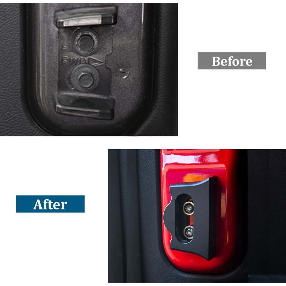 Limitatore Per Portellone Posteriore Jeep Wrangler JK/JKU 2007-2021 - In Alluminio, Facile Installazione - Foto 7