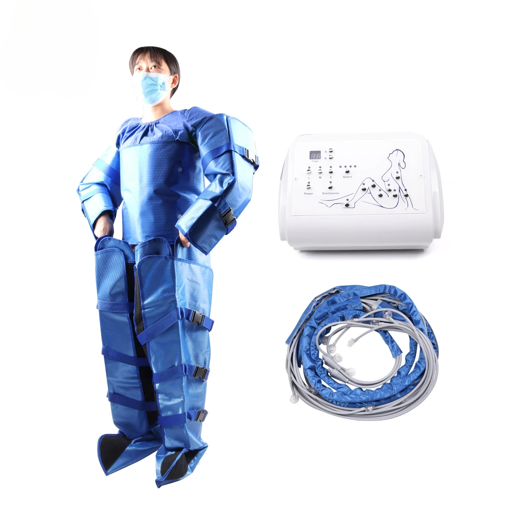 

Air pressure lymphatic drainage sauna suit pain relief pressoterapy