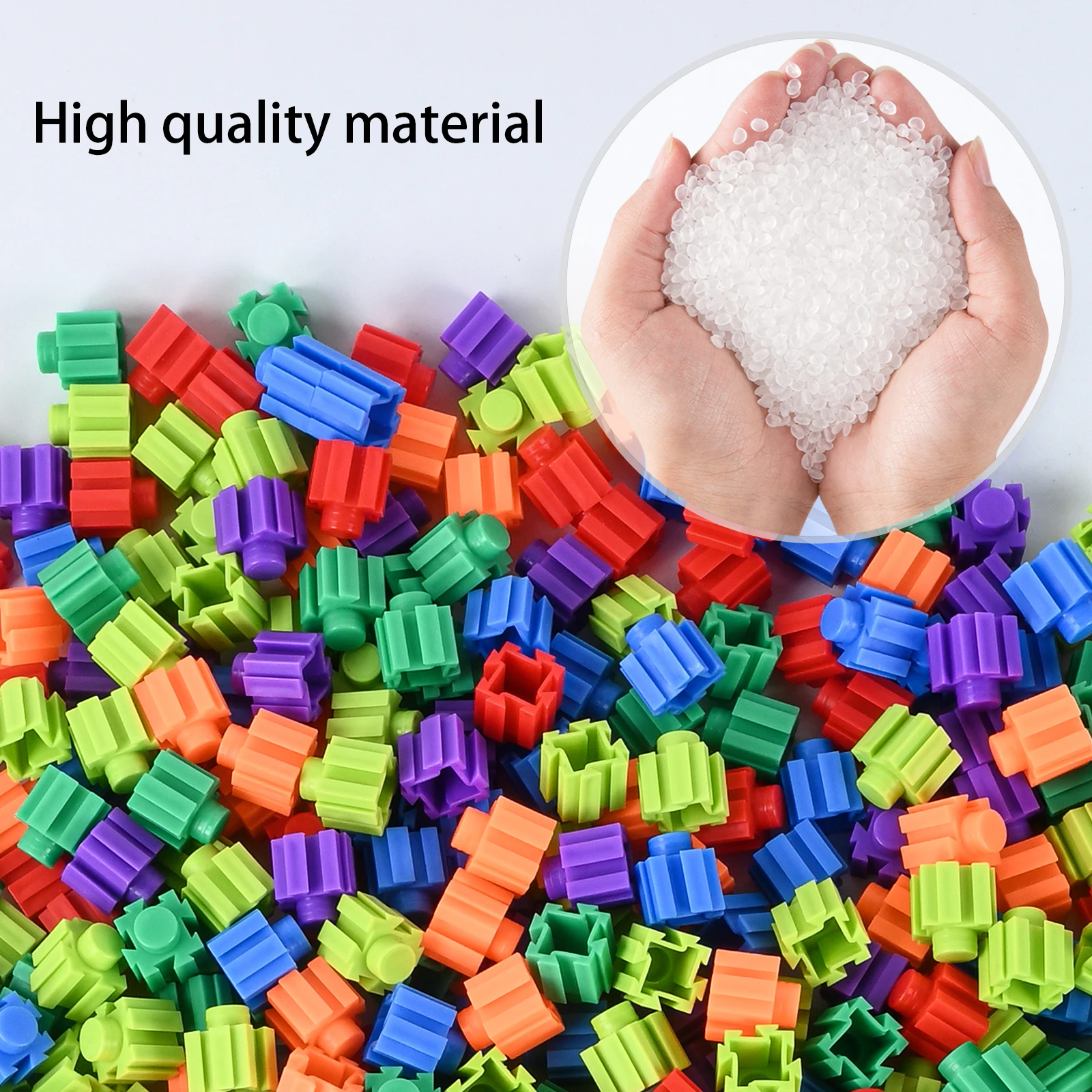 Diamond Block Assembly Toy, Large Particle Children'S Series Diy Bulk Kindergarten Desktop Puzzle, Boys And Girls Gift